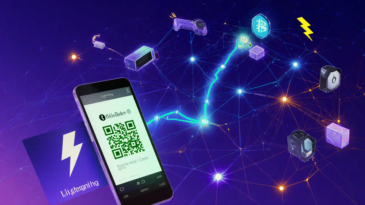 Mobile wallet with Lightning and Raiden nodes connecting IoT devices and gamers.