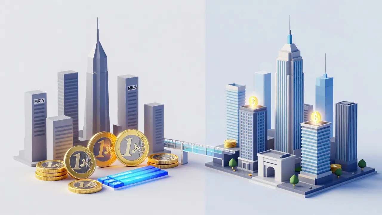 Stablecoin Regulations: MiCA vs US Federal Framework Compared