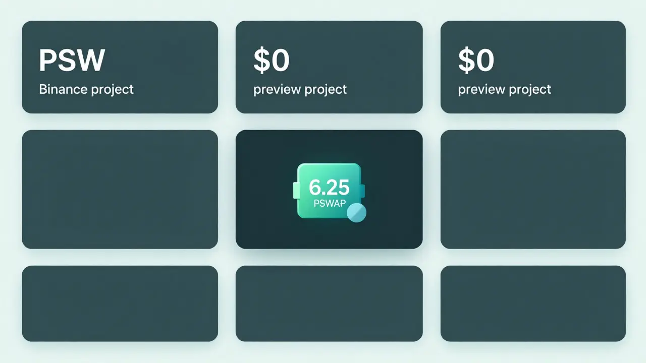 A DeFi dashboard shows PSWAP with <h2>Is the PSWAP Airdrop Still Active?</h2> volume and 'preview project' status, one wallet holds tokens.