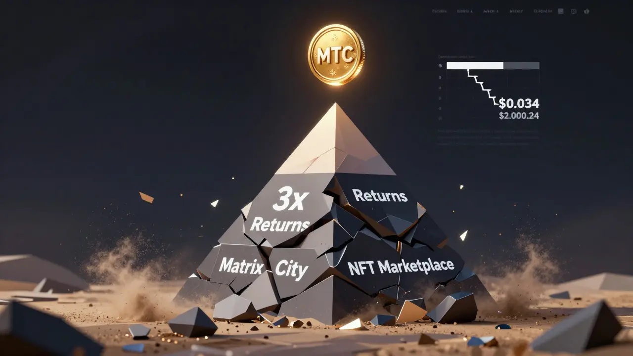 What is Matrix Chain (MTC) Crypto Coin? A Defunct BSC Project with 99.3% Price Collapse