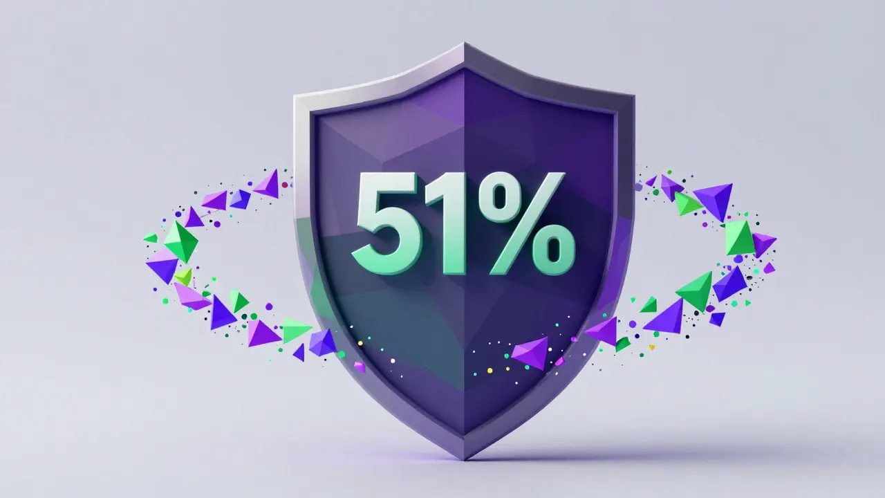 Geometric shield protecting blockchain ledger with data streams