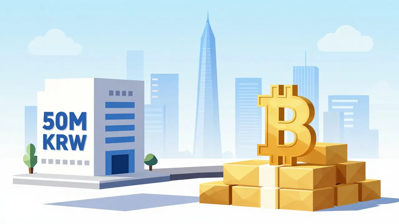 Low poly scale balancing crypto gains against 50 million KRW threshold