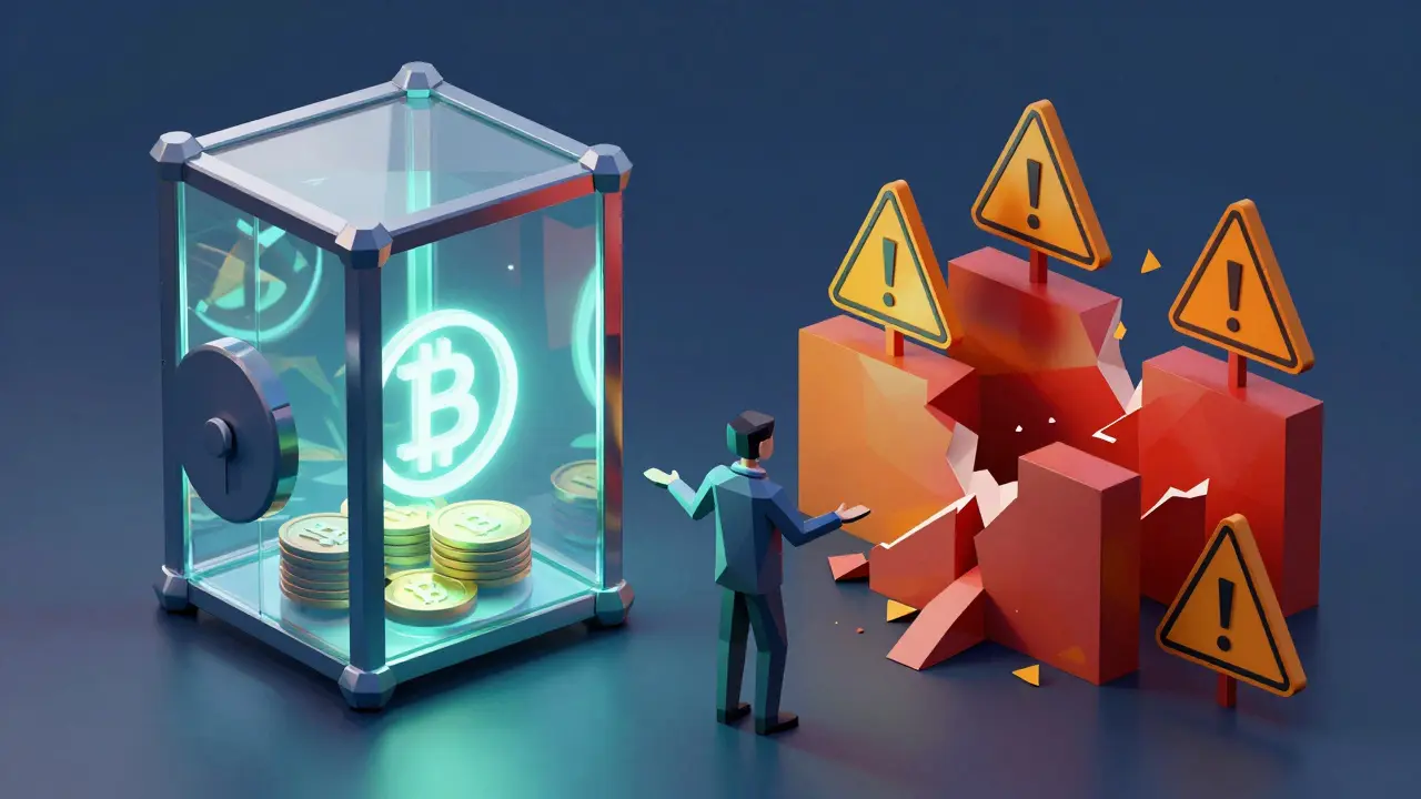 Low poly trader balancing transparent reserves against regulatory risks
