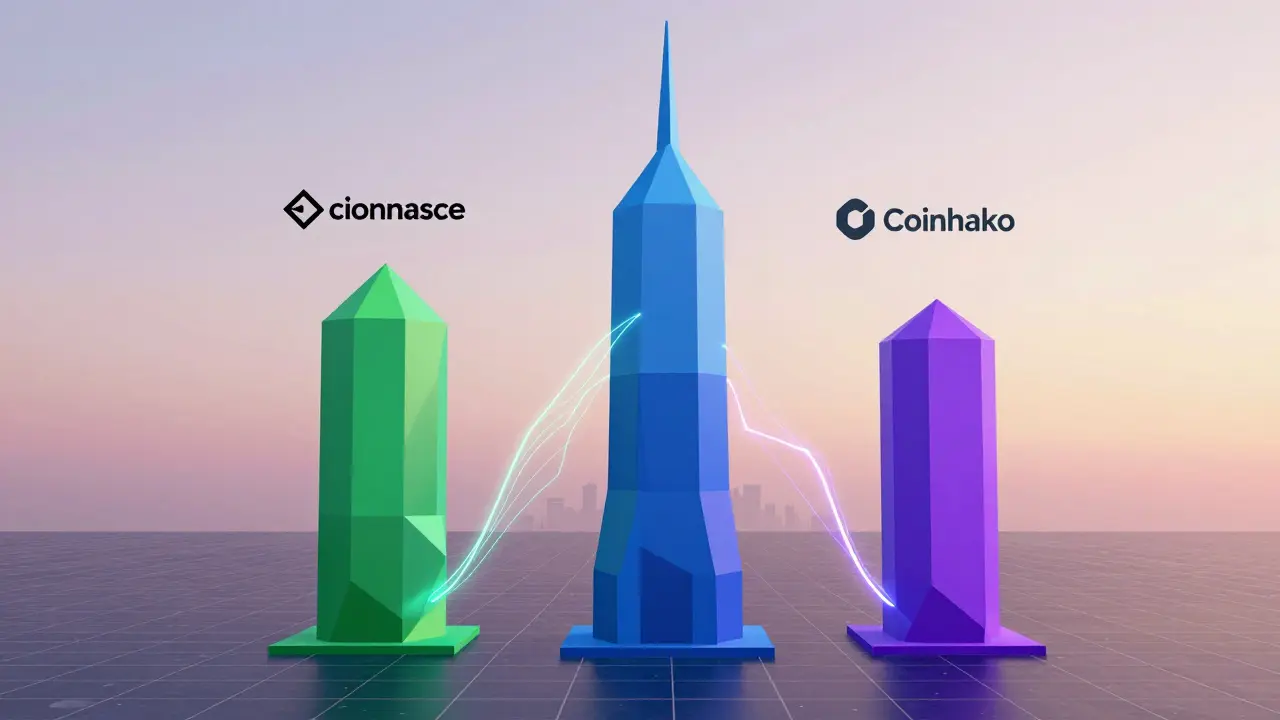 Colorful low-poly towers representing safe crypto alternatives