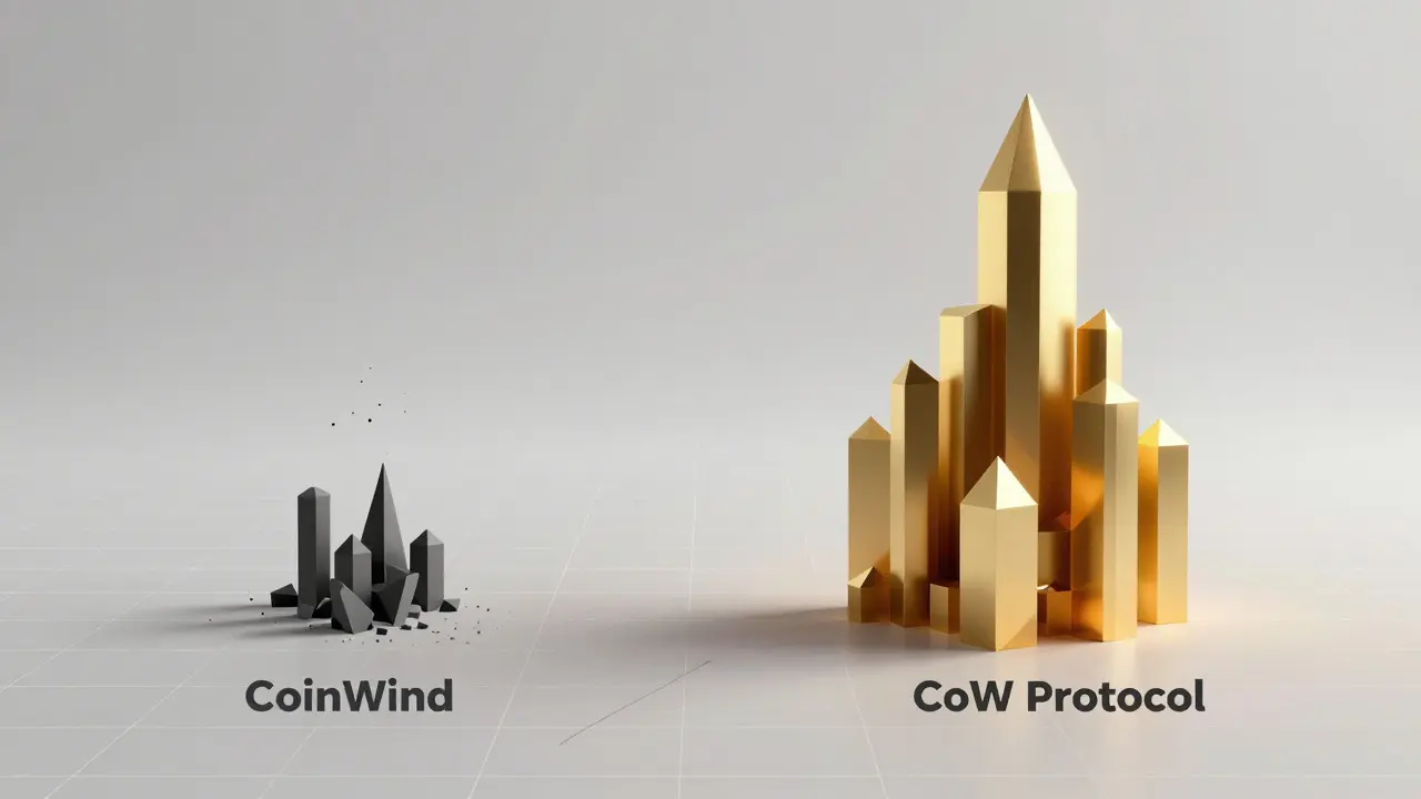 Low poly comparison of small vs large crypto structures